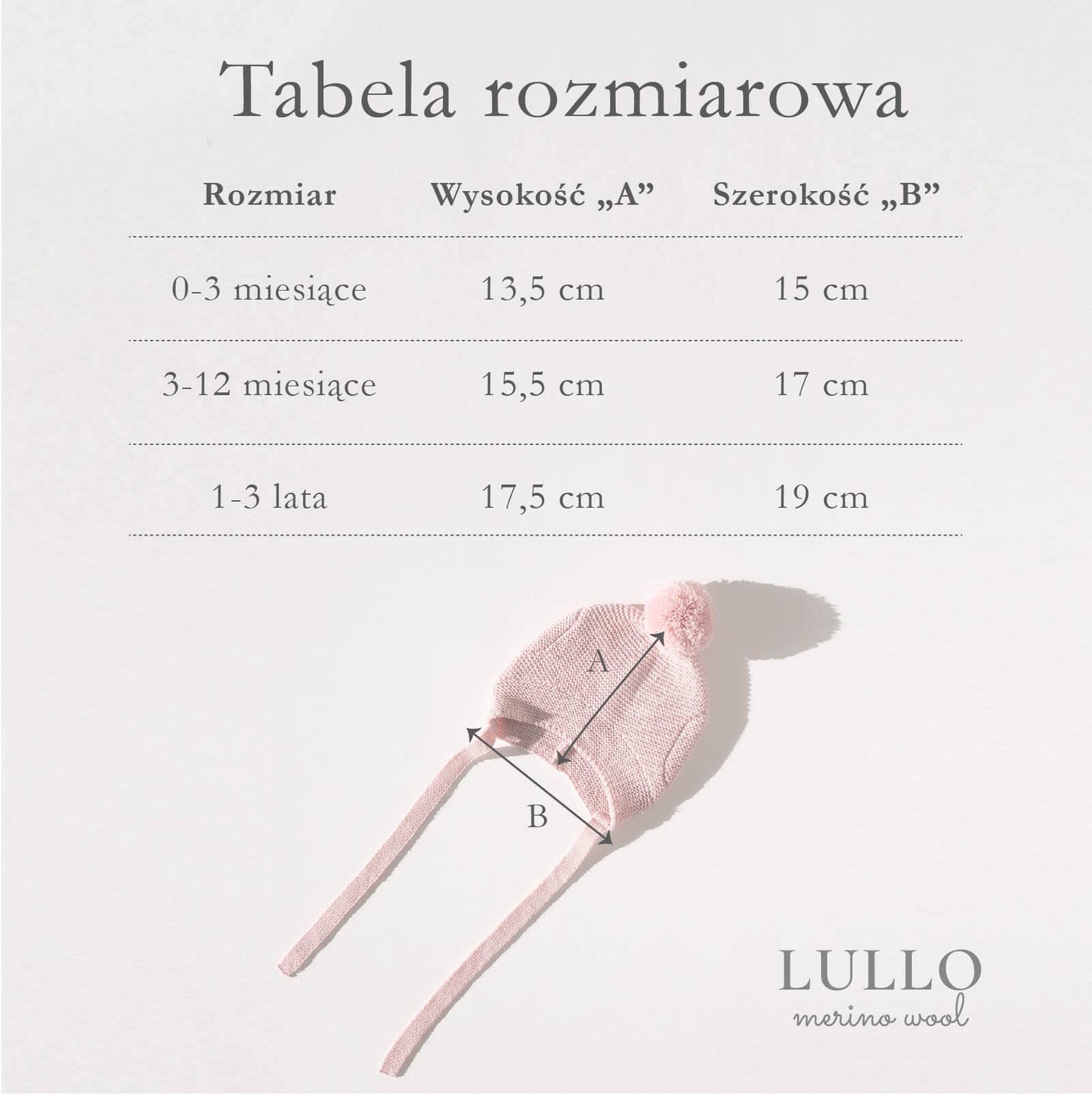 Wiązana czapka z pomponem OSLO
