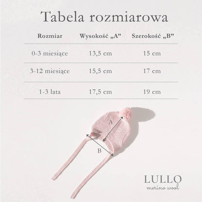 Wiązana czapka z pomponem OSLO
