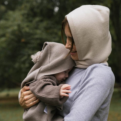 Damska Balaclava z wełny merino z domieszką kaszmiru