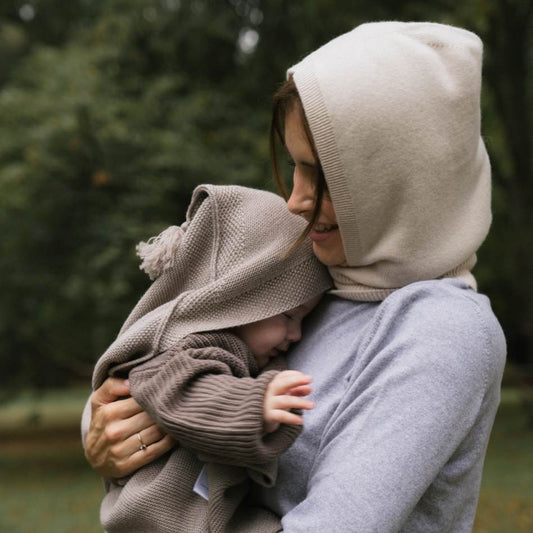 Damska Balaclava z wełny merino z domieszką kaszmiru